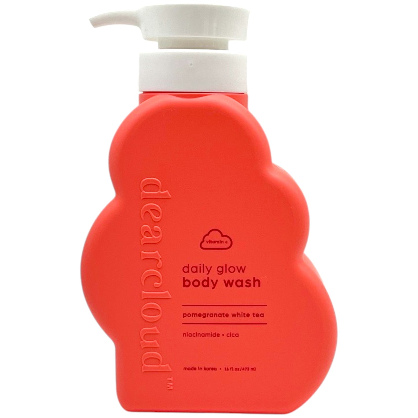 Dearcloud Daily Glow Body Wash Pomegranate White Tea 16 fl oz