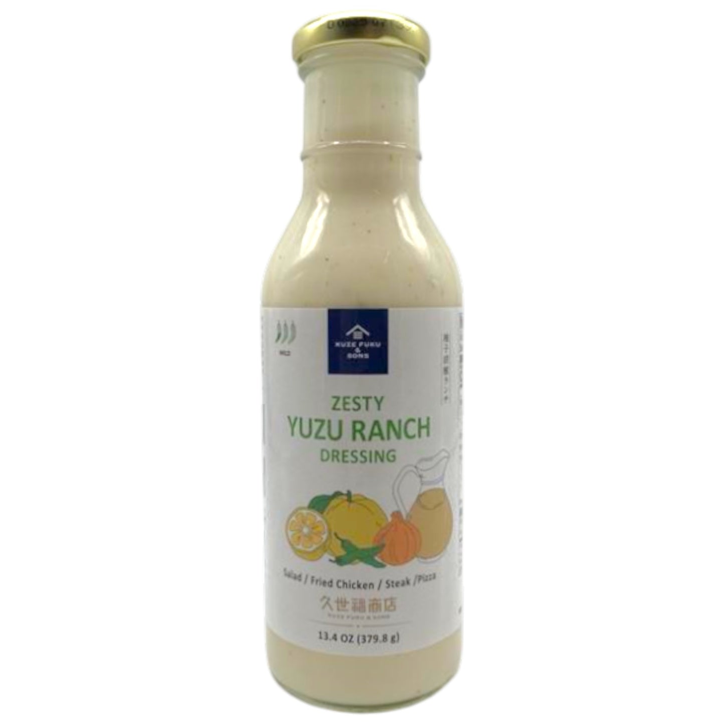 Kuze Fuku & Sons Zesty Yuzu Ranch Dressing 13.4 oz