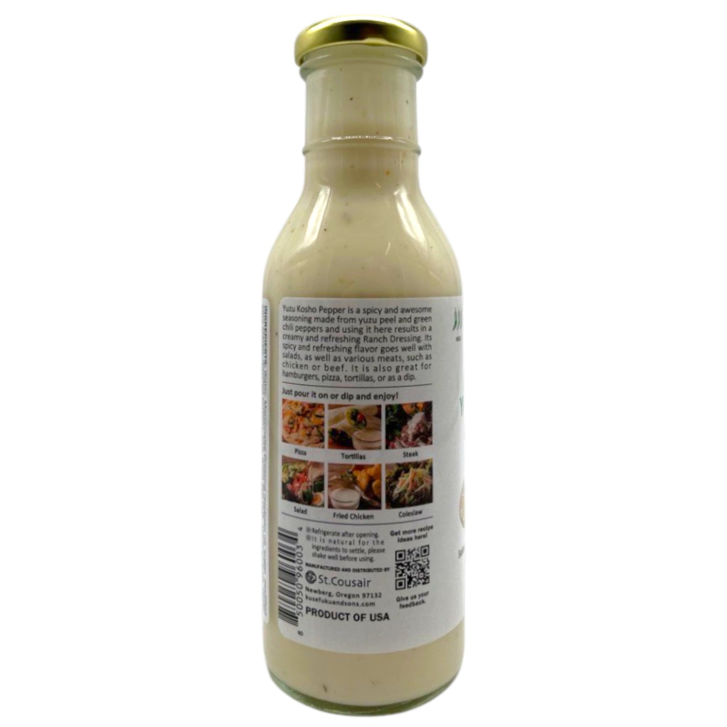 Kuze Fuku & Sons Zesty Yuzu Ranch Dressing 13.4 oz