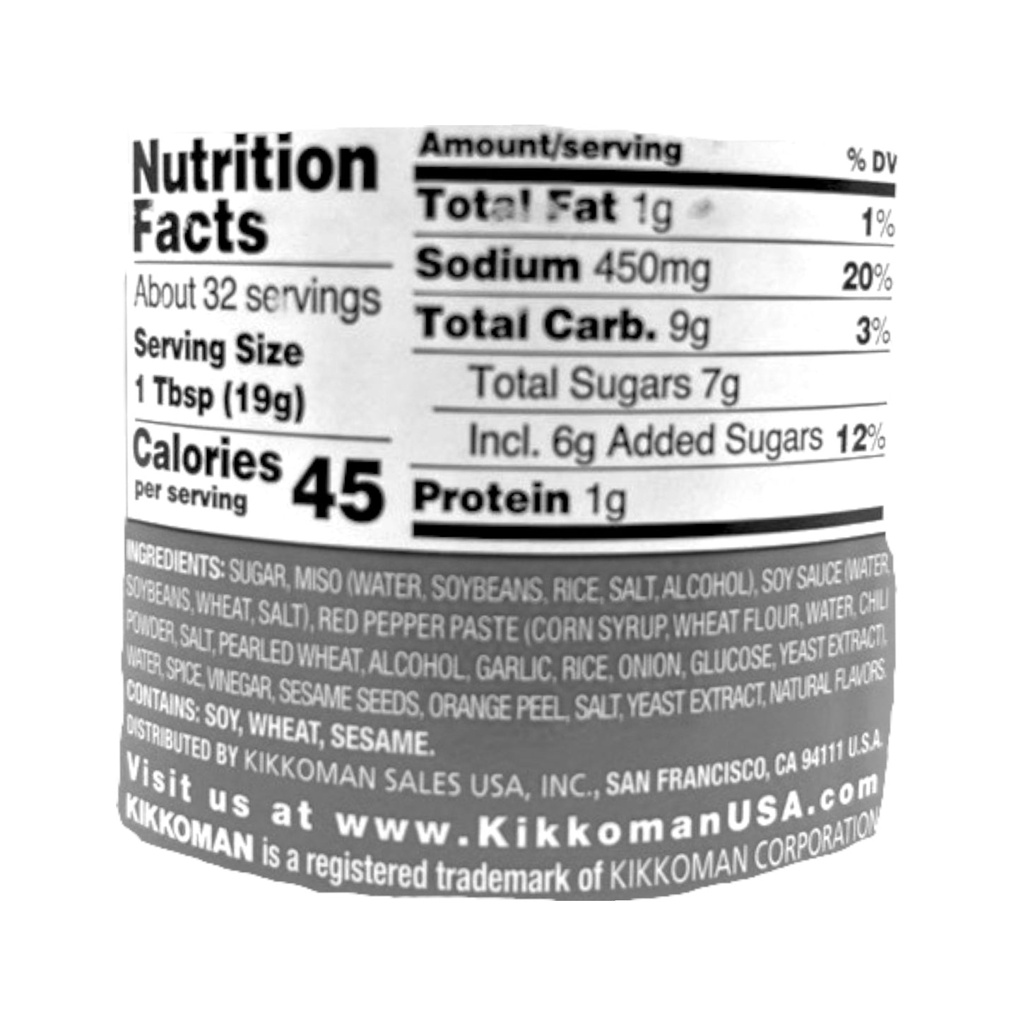 Kikkoman Teriyaki Sauce Gochujang Spicy Miso 21.5 oz