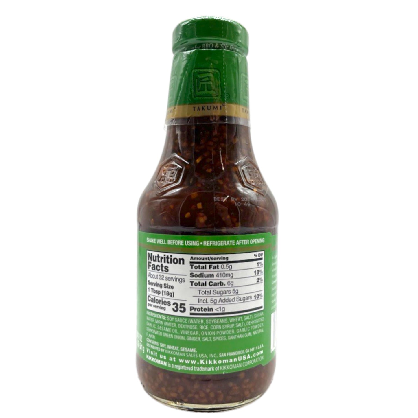 Kikkoman Takumi Teriyaki Sauce Garlic & Green Onion 20.5 oz