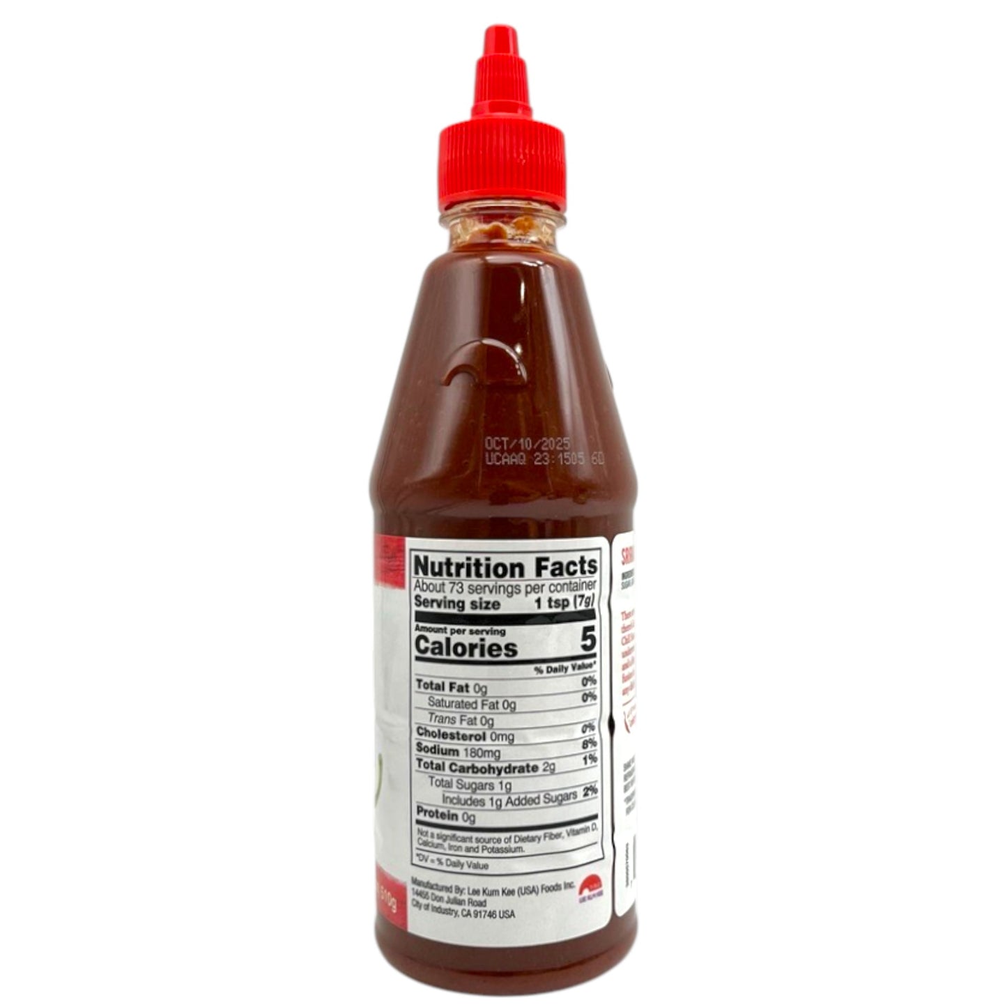 Lee Kum Kee Sriracha Chili Sauce 18 oz
