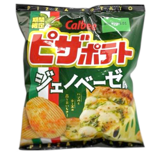 Calbee Pizza Potato Genovese Chips 2.01 oz