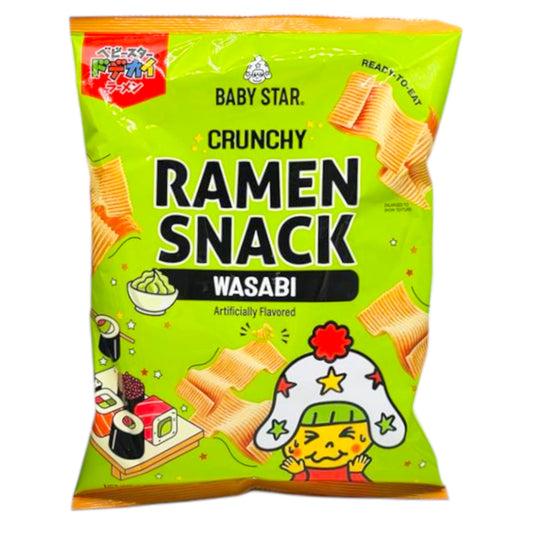 Baby Star Crunchy Ramen Snack Wasabi 6 oz