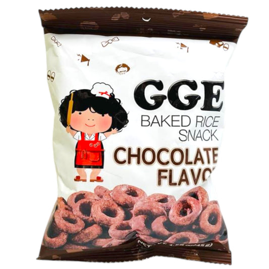 GGE Baked Rice Snack Chocolate Flavor 1.58 oz