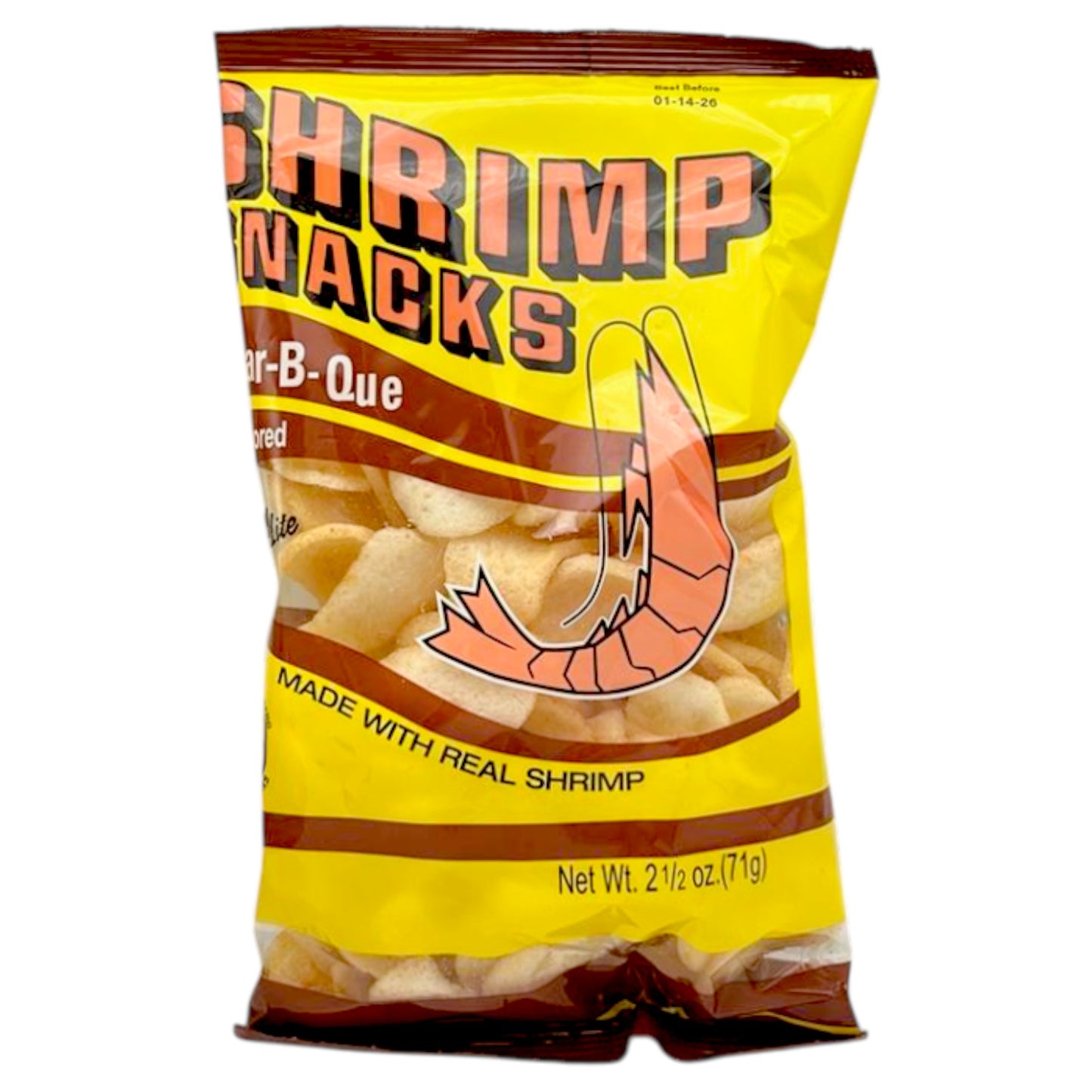 Marco Polo Brand Shrimp Snacks Bar-B-Que 2 1/2 oz
