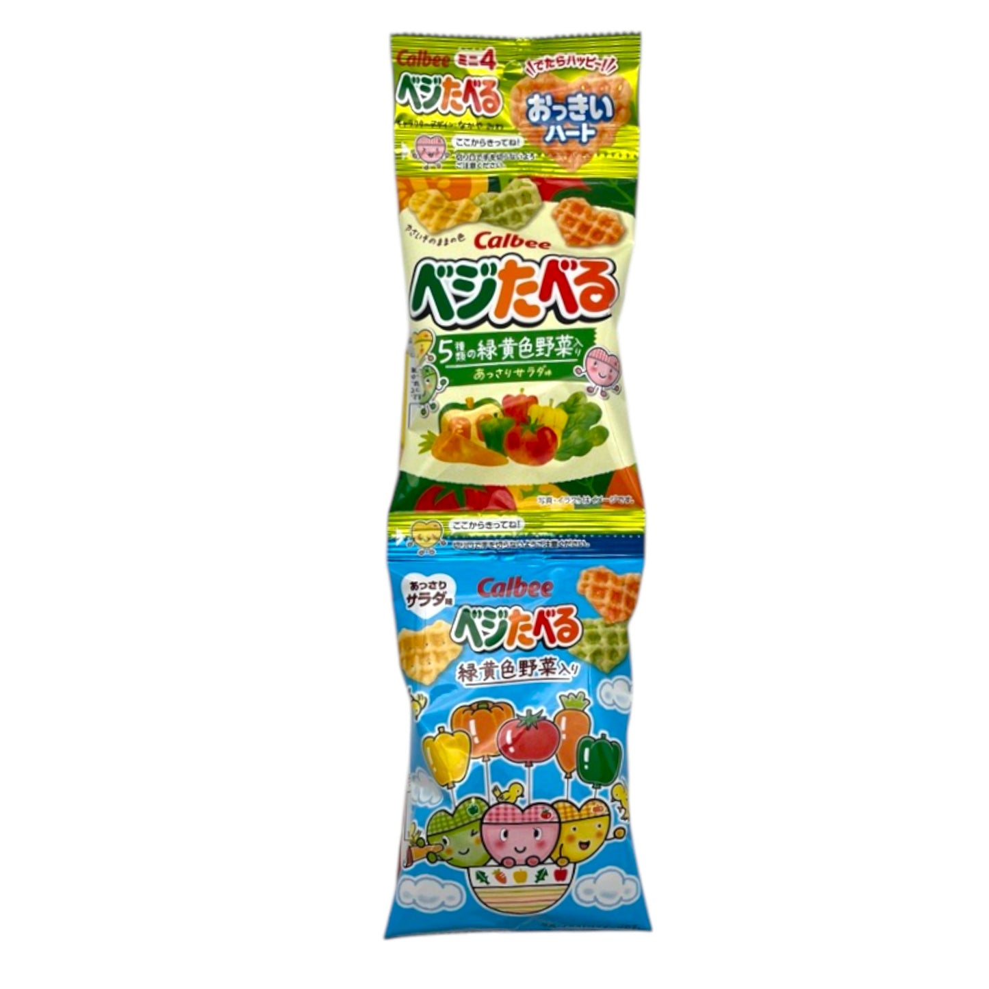 Calbee Sapporo Vege Taberu Mini 4 Pack
