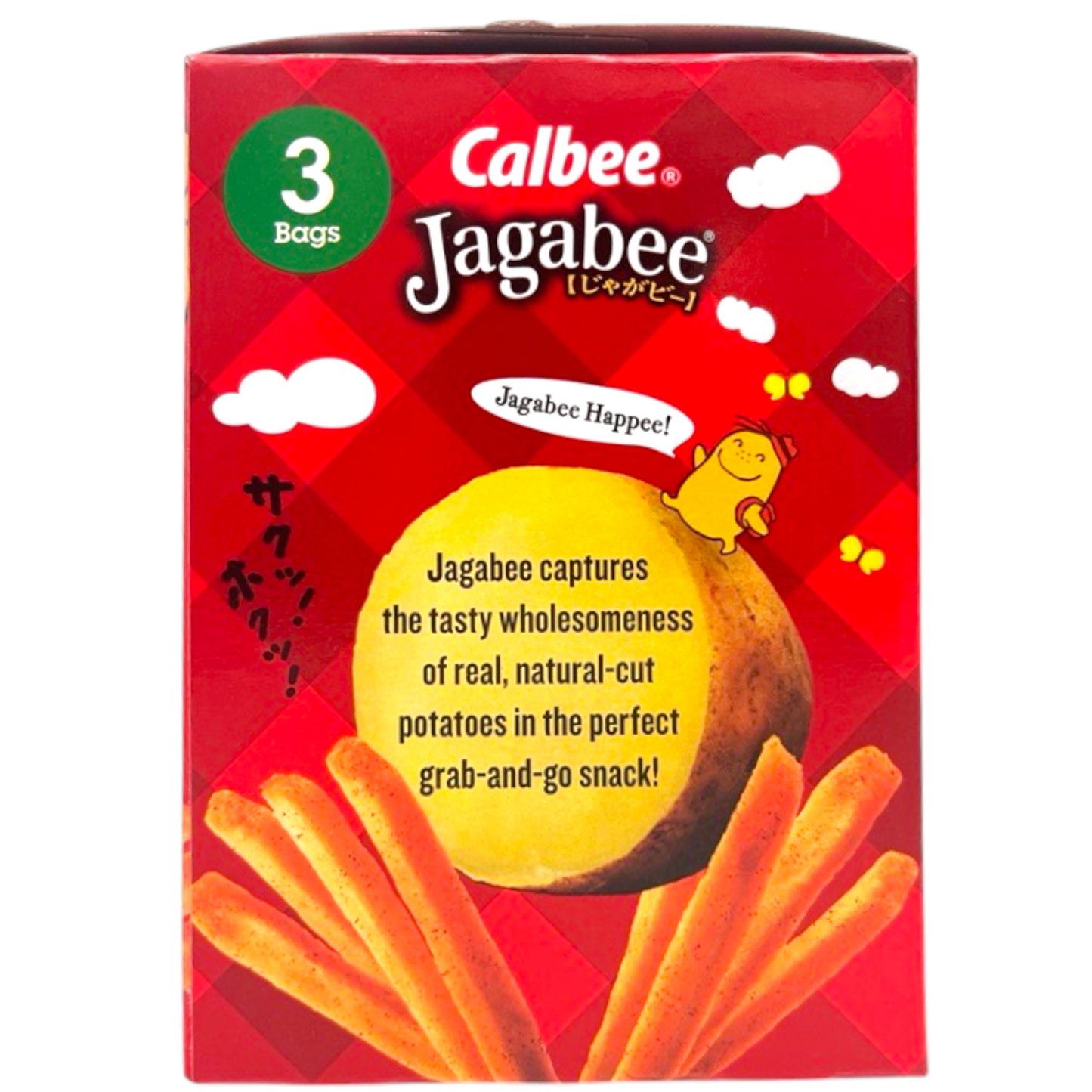 Calbee Jagabee Potato Snack Ketchup 3 Bags 3.18 oz