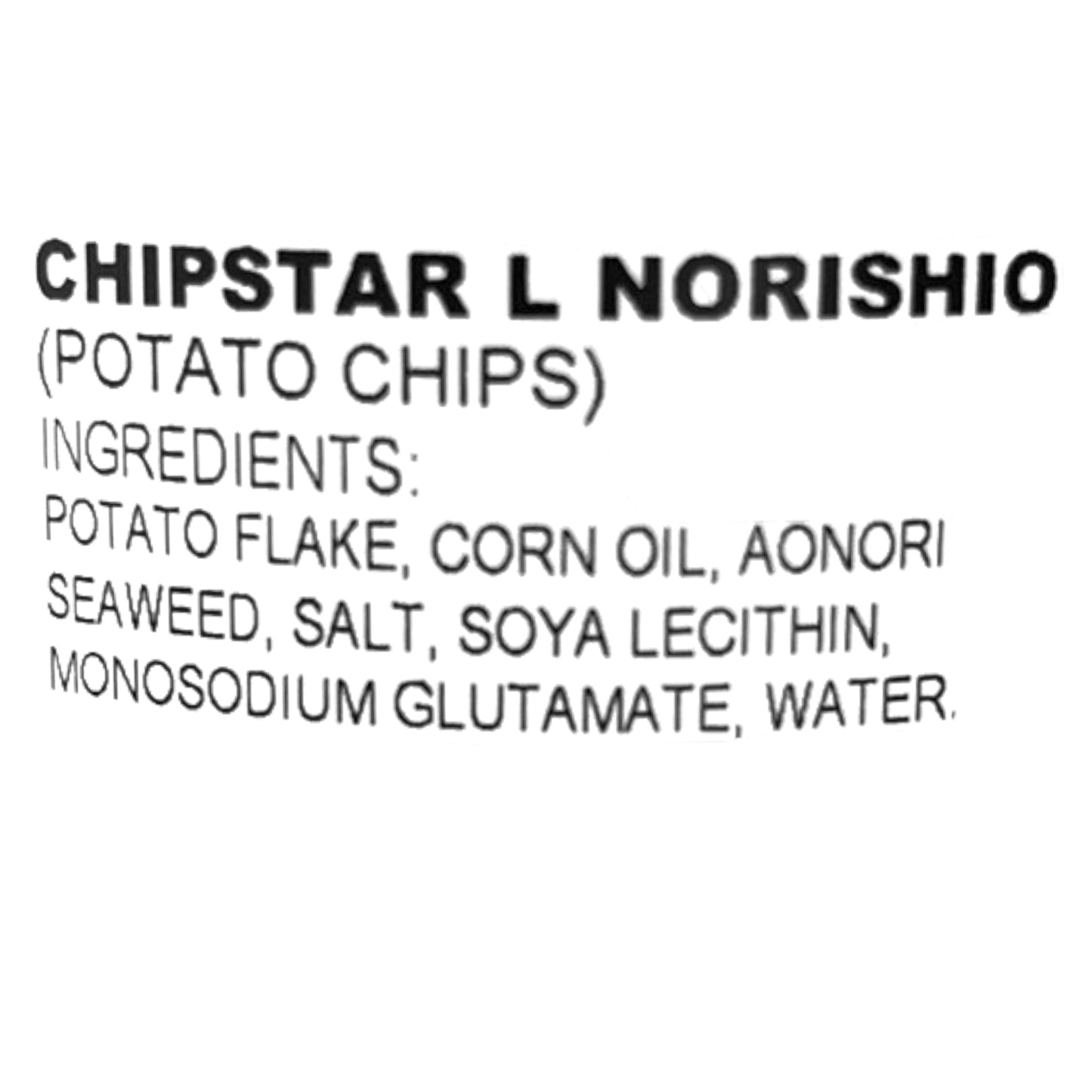 YBC Chip Star Potato Chips Seaweed and Salt 3.70 oz