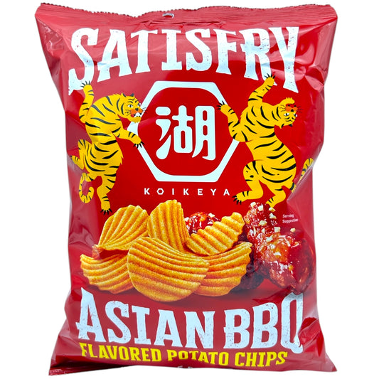 Koikeya Satisfry Asian BBQ Flavored potato Chips 5.9 oz