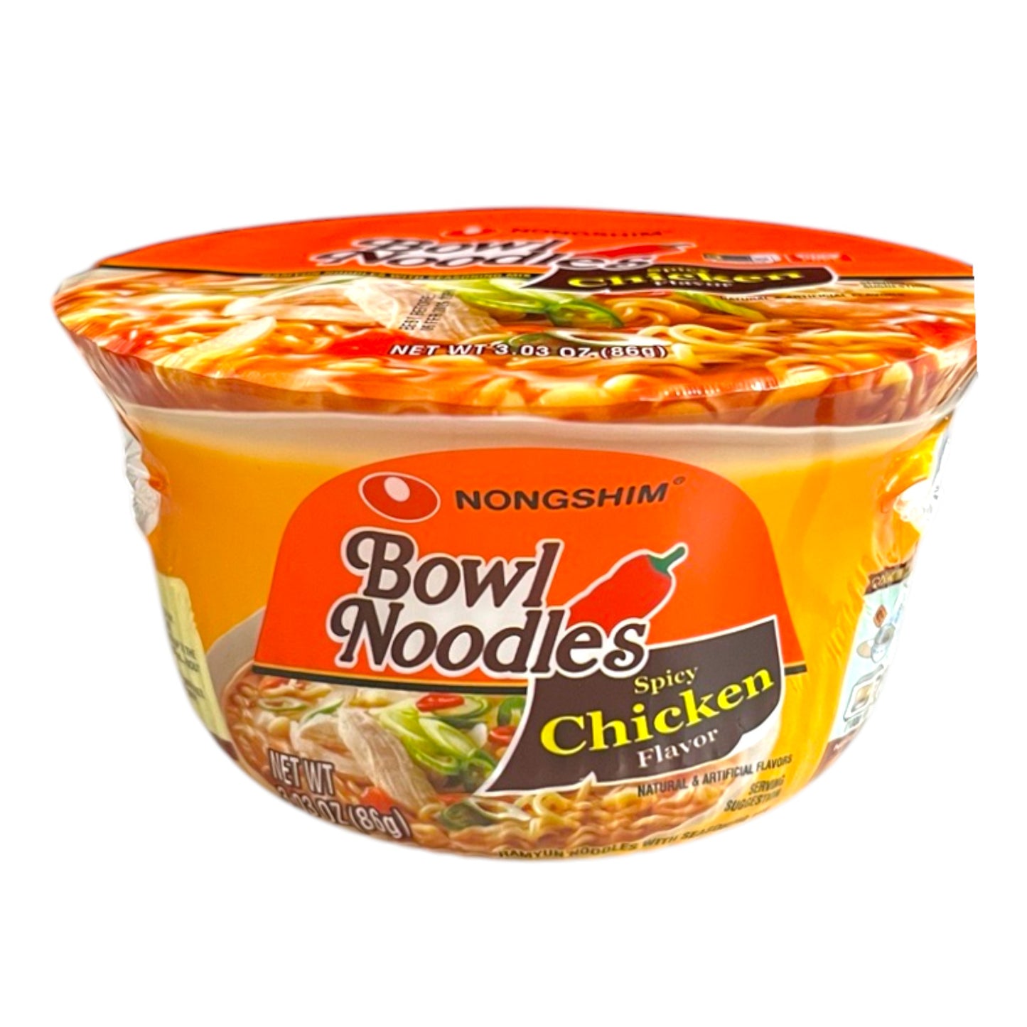 Nongshim Bowl Noodles Spicy Chicken Flavor 3.03 oz