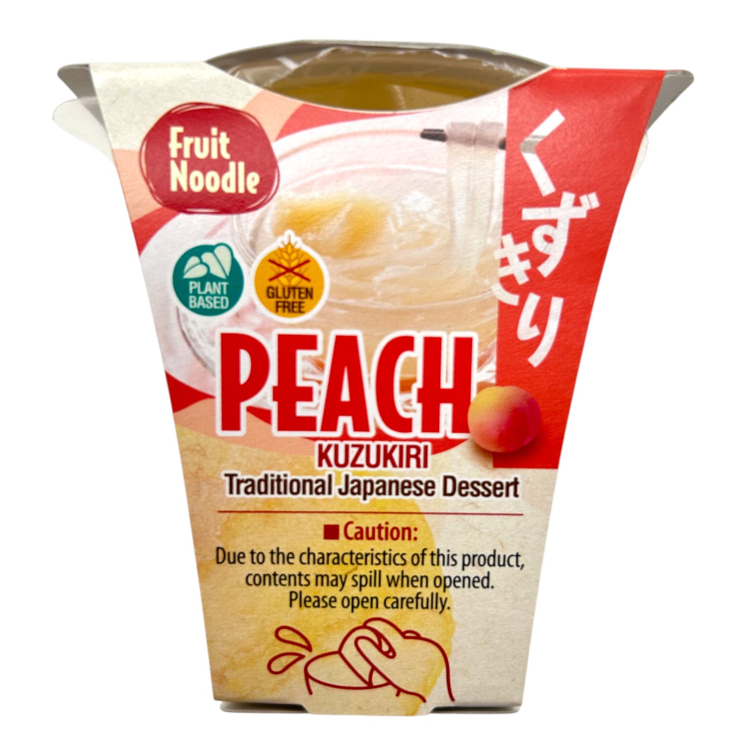 Ohara Kuzukiri Hakutou Peach Fruit Noodle 4.9 oz