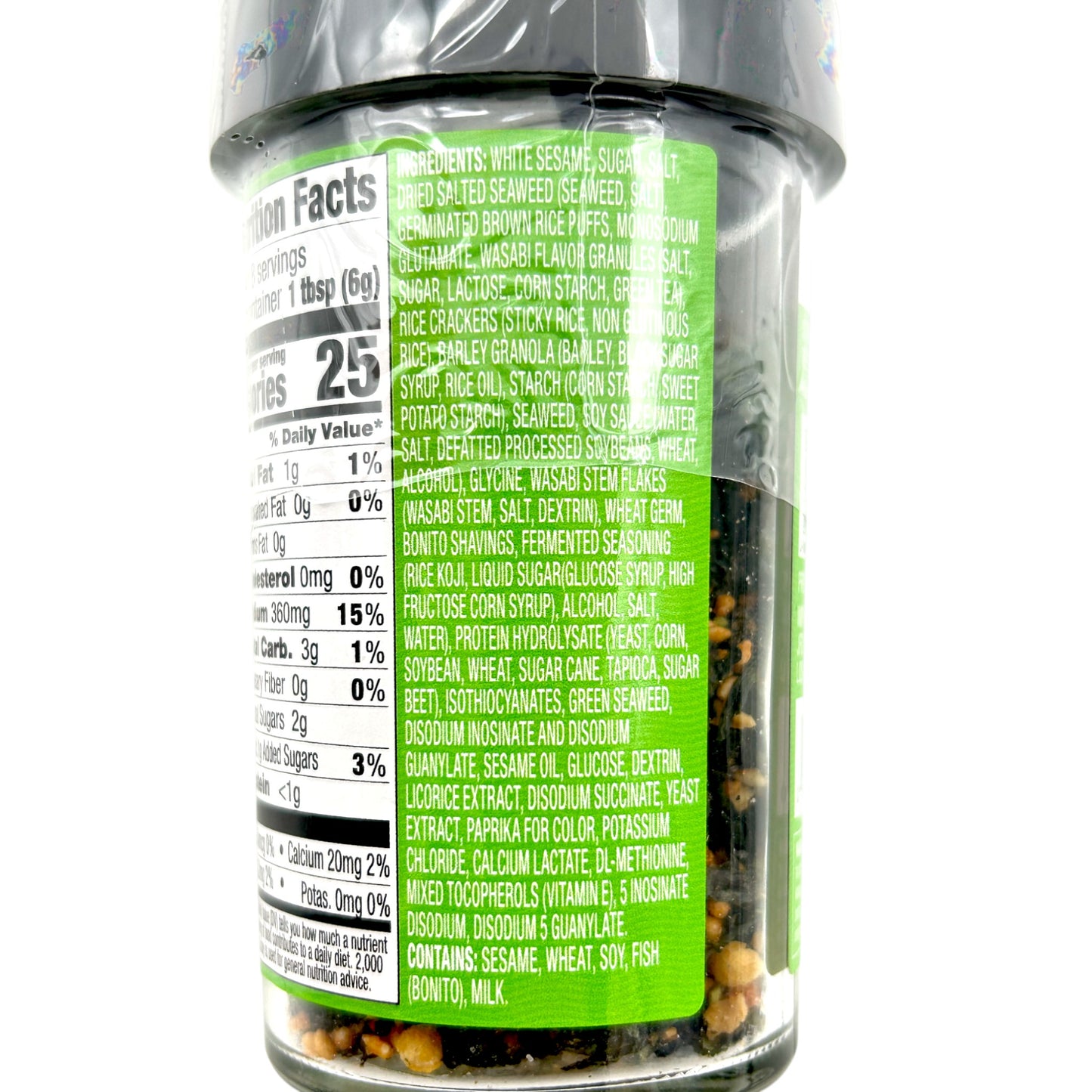 J-Basket Crunchy Furikake Toppers Wasabi 1.76 oz
