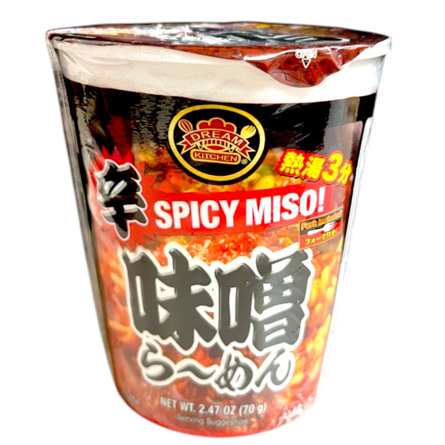 Dream Kitchen Spicy Miso Ramen Cup 2.47 oz