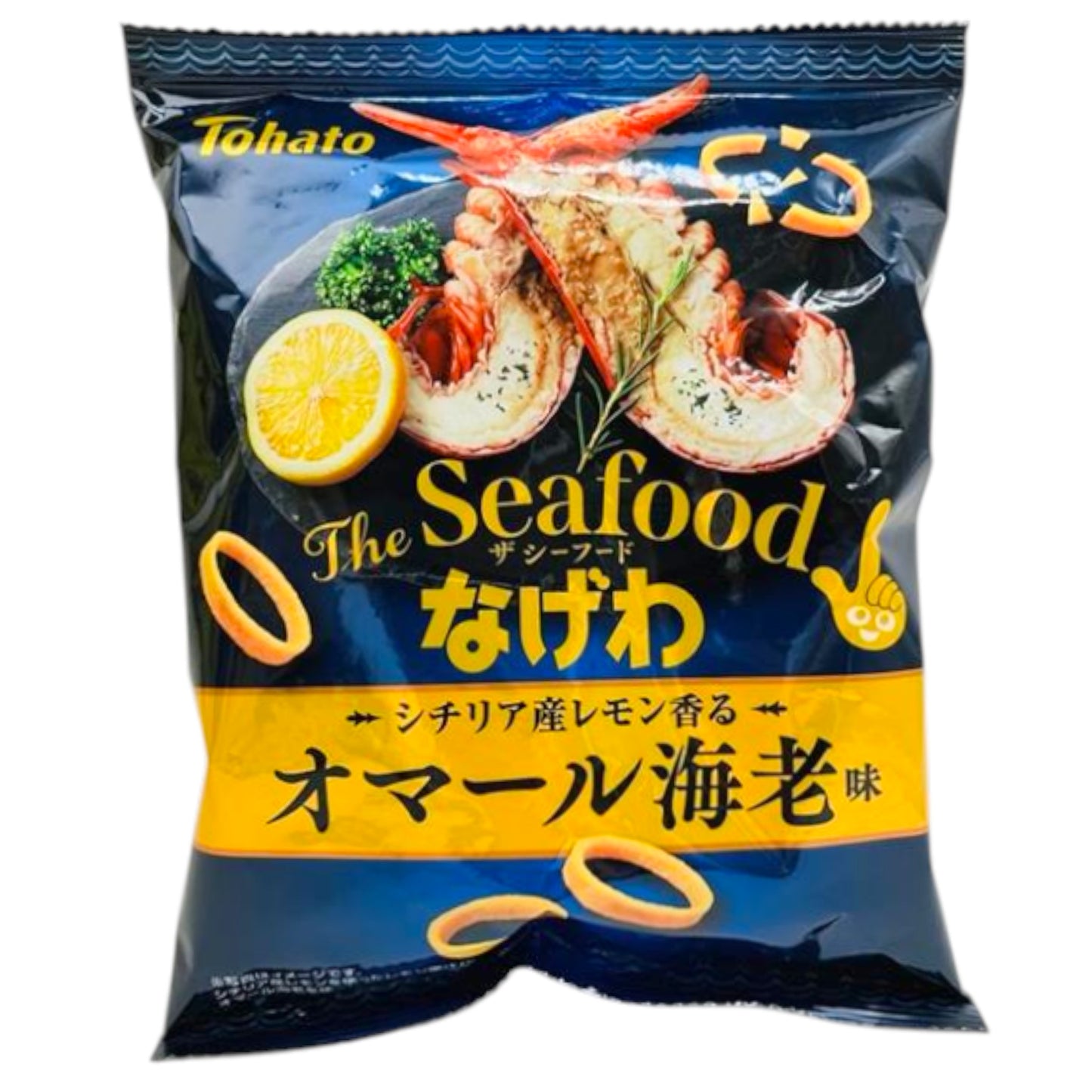 Tohato The Seafood Nagewa Lemon Kaoru Ebi 1.76 oz