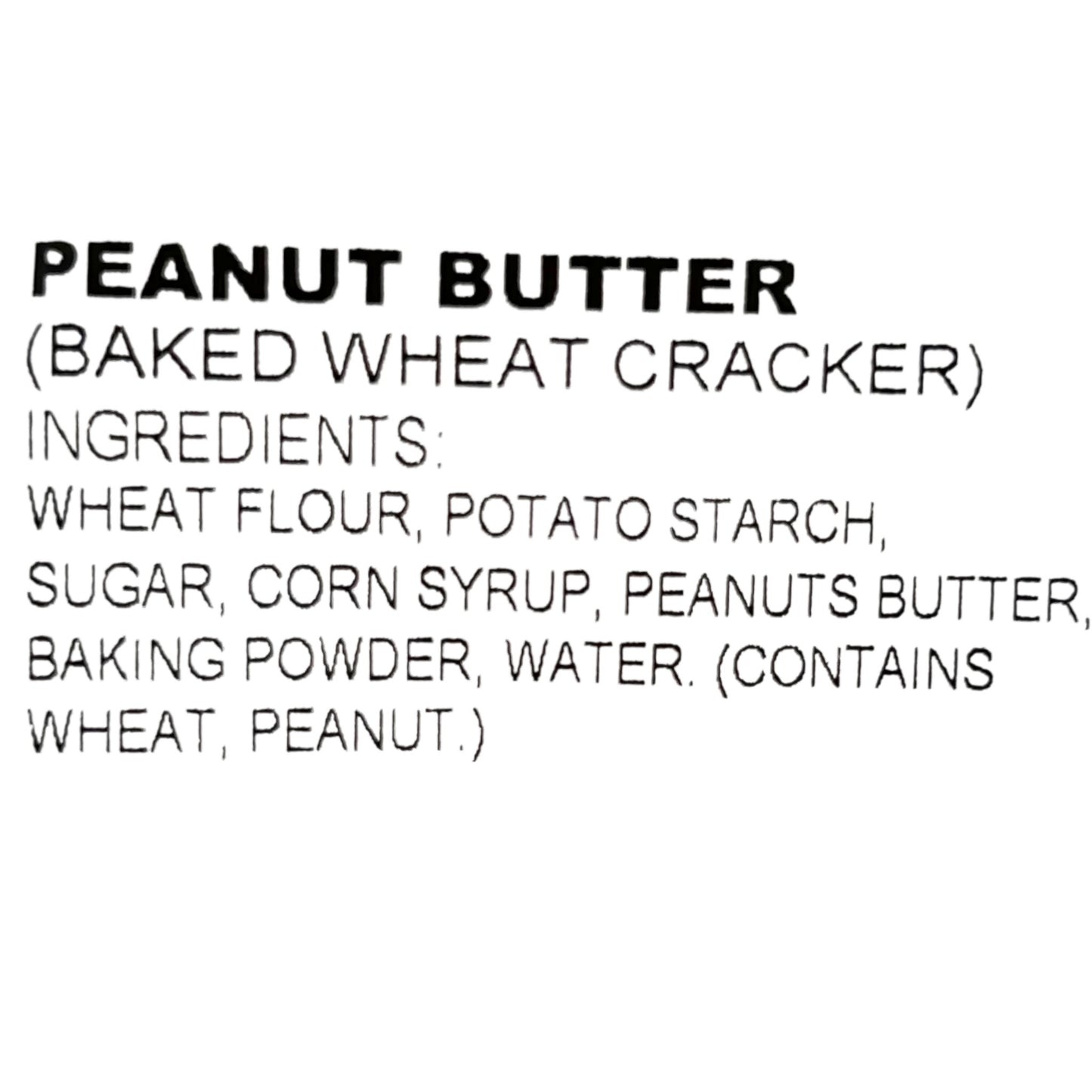Eguchi Peanut Butter Baked Wheat Cracker 3.35 oz