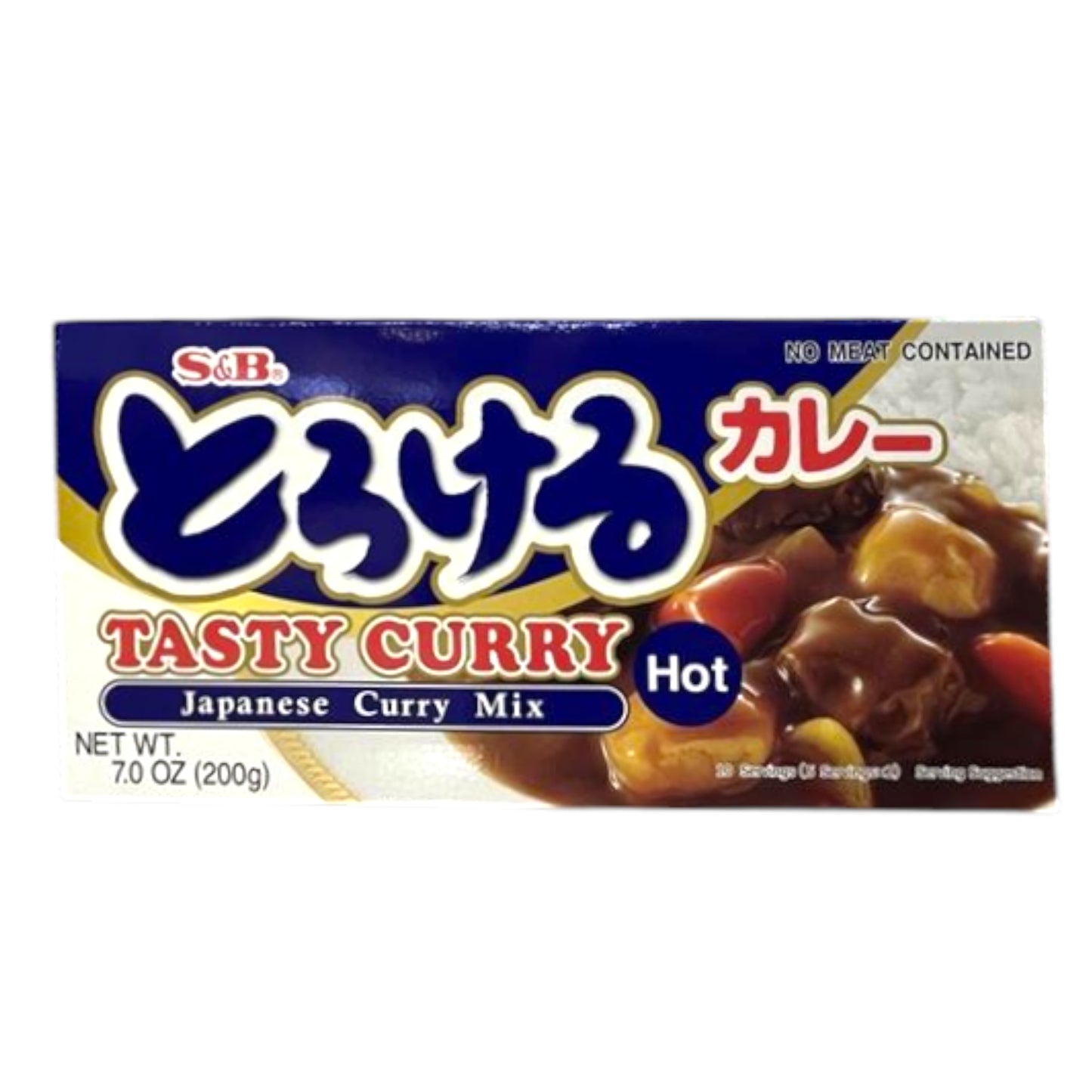 S&B Tasty Curry Mix Hot 7 oz