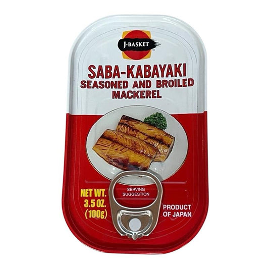 J-Basket Saba Kabayaki Seasoned And Broiled Mackerel 3.5 oz