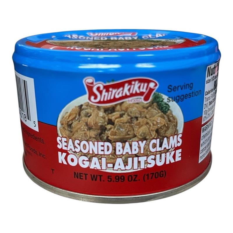 Shirakiku Seasoned Baby Clams Kogai-Ajitsuke 5.99 oz