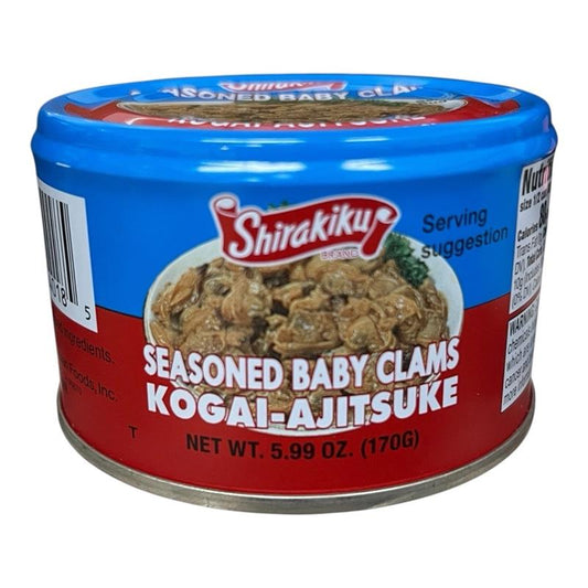 Shirakiku Seasoned Baby Clams Kogai-Ajitsuke 5.99 oz