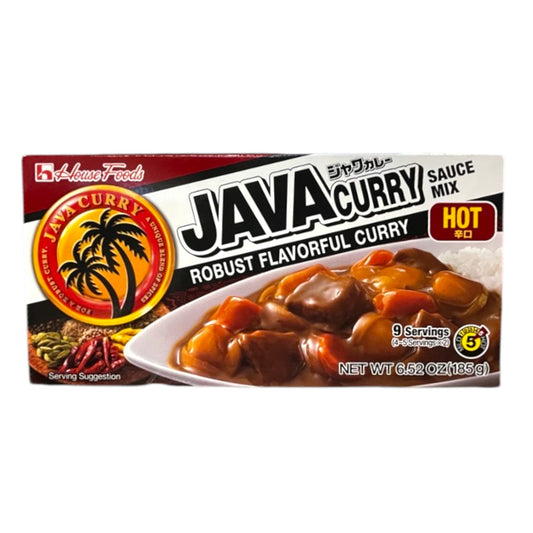 House Foods Java Curry Sauce Mix Hot 6.52 oz