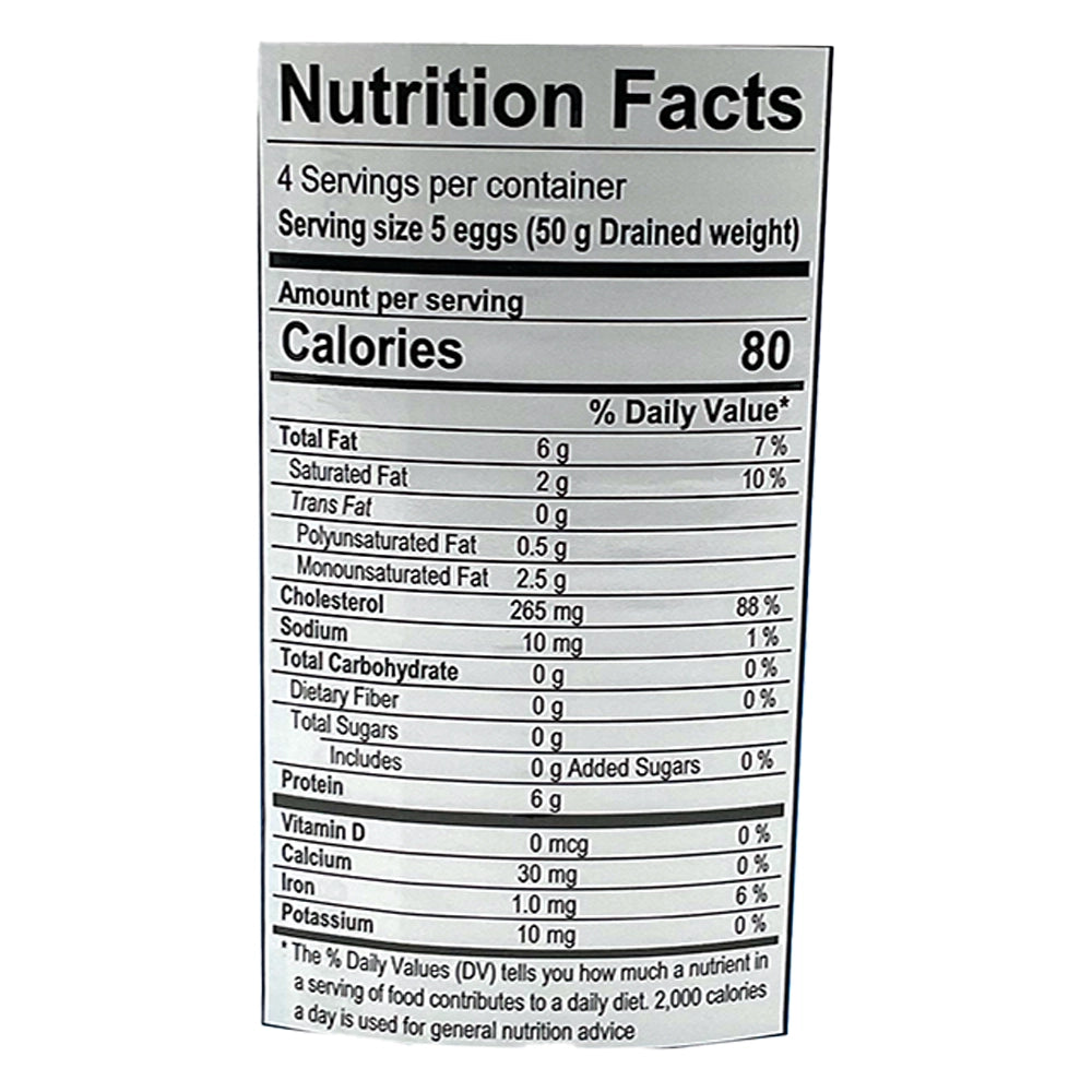Orchids Quail Eggs 15 oz