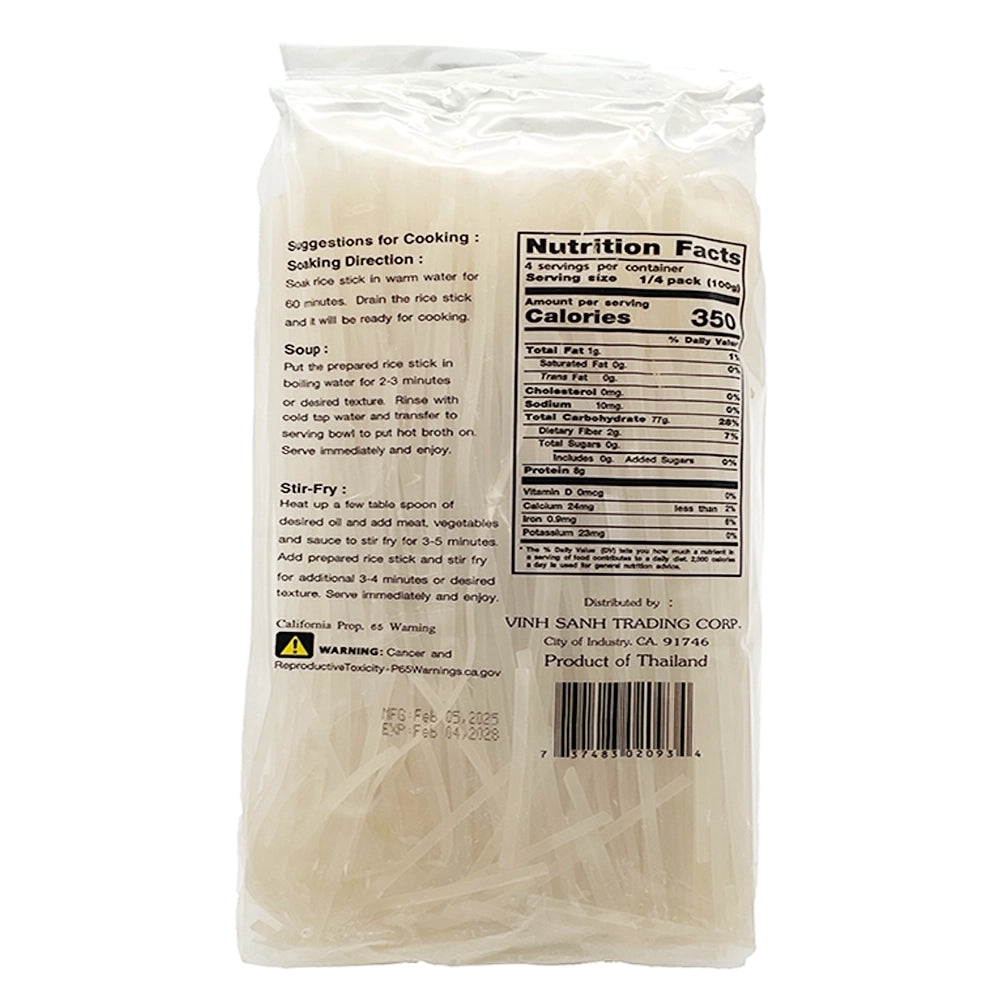 Three Ladies Rice Stick 14 oz