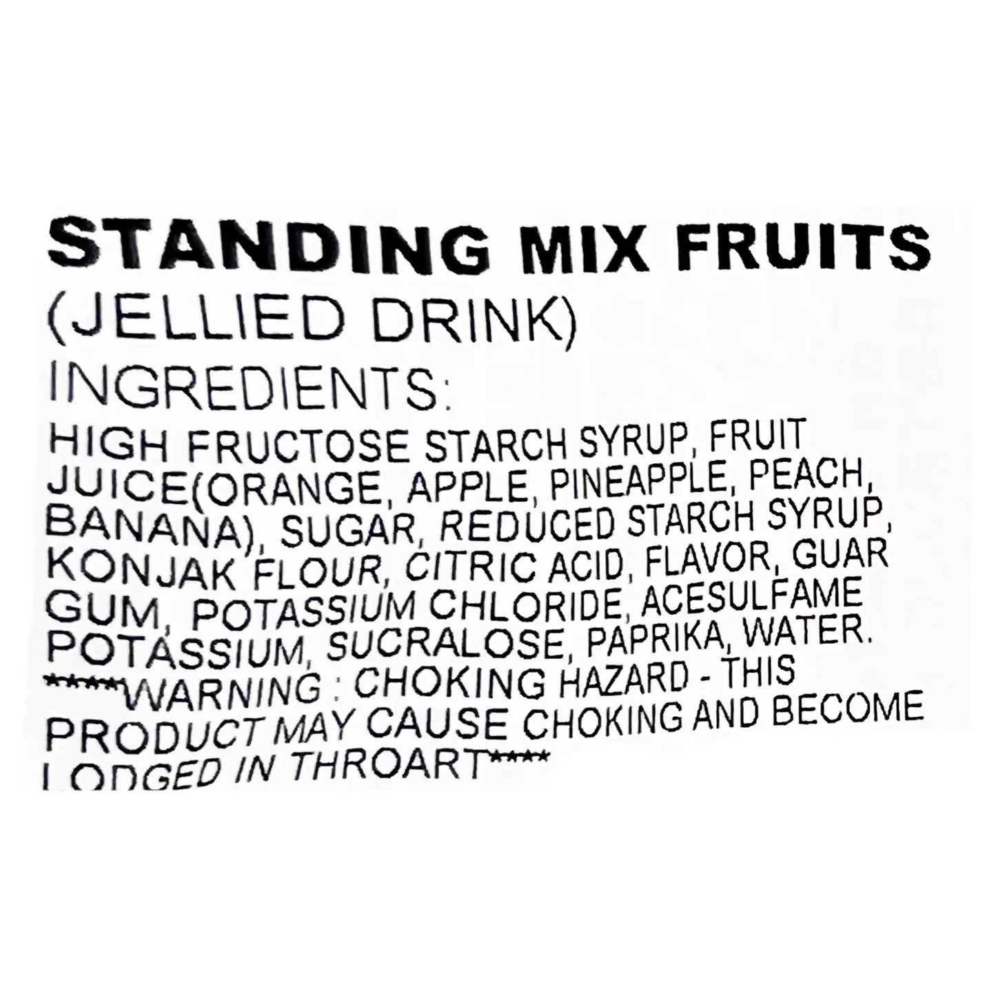 Orihiro Purunto Konjac Jelly Drink Mix Fruits 4.58 oz
