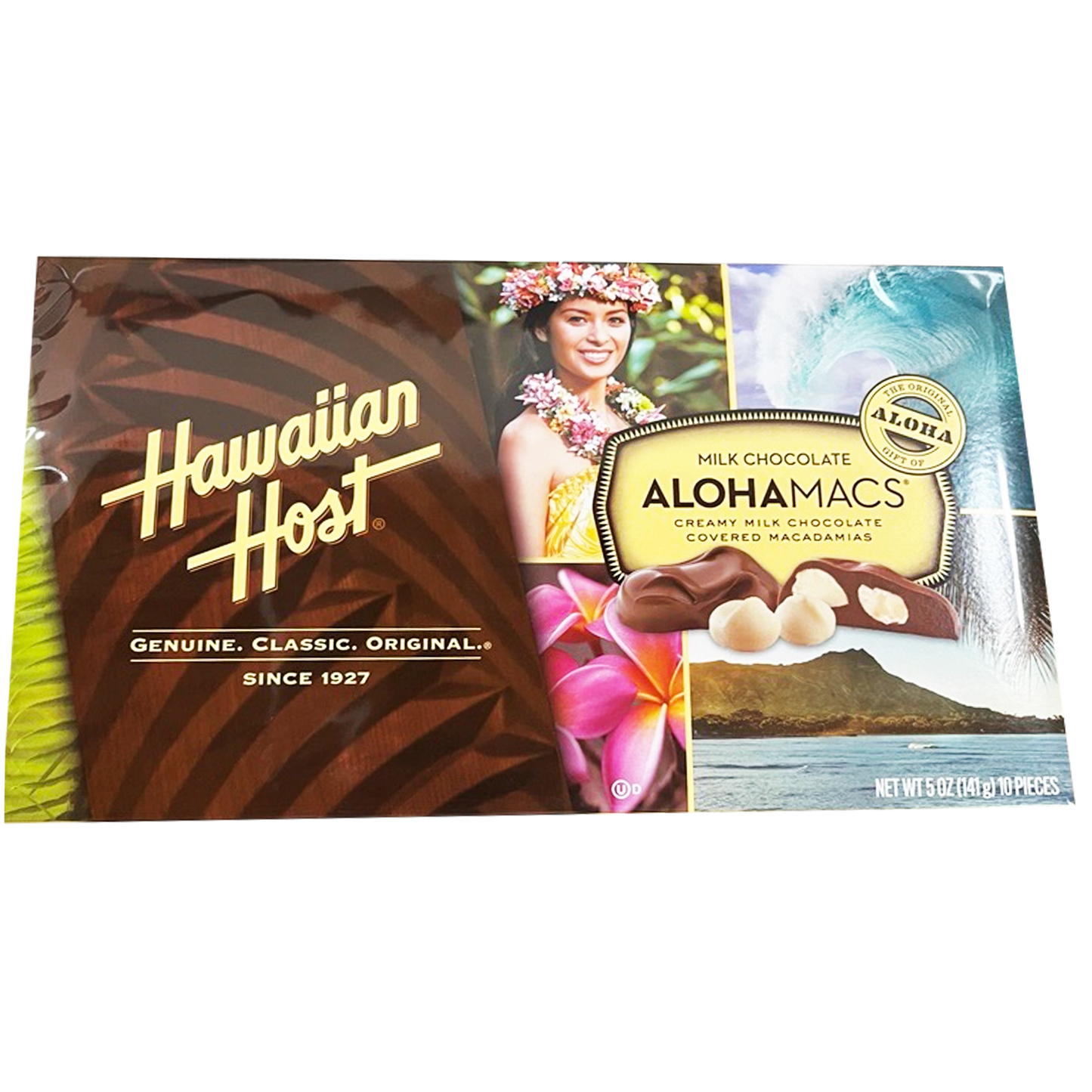 Hawaiian Host Aloha Macs Milk Chocolate Covered Macadamias 5 oz