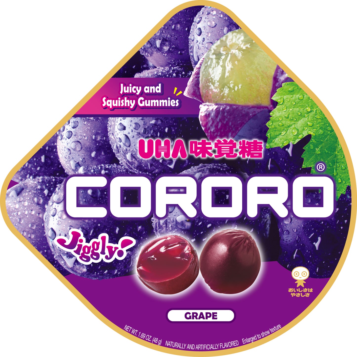 UHA Mikakuto Cororo Grape Gummies 1.69 oz