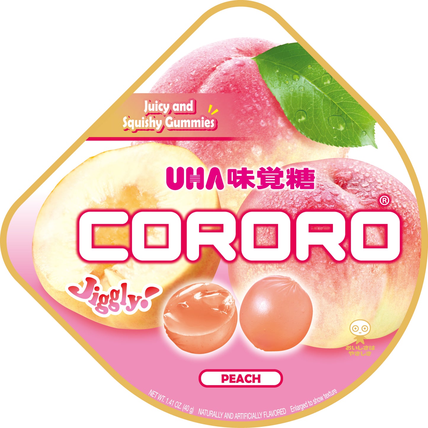 UHA Mikakuto Cororo Peach Gummies 1.41 oz