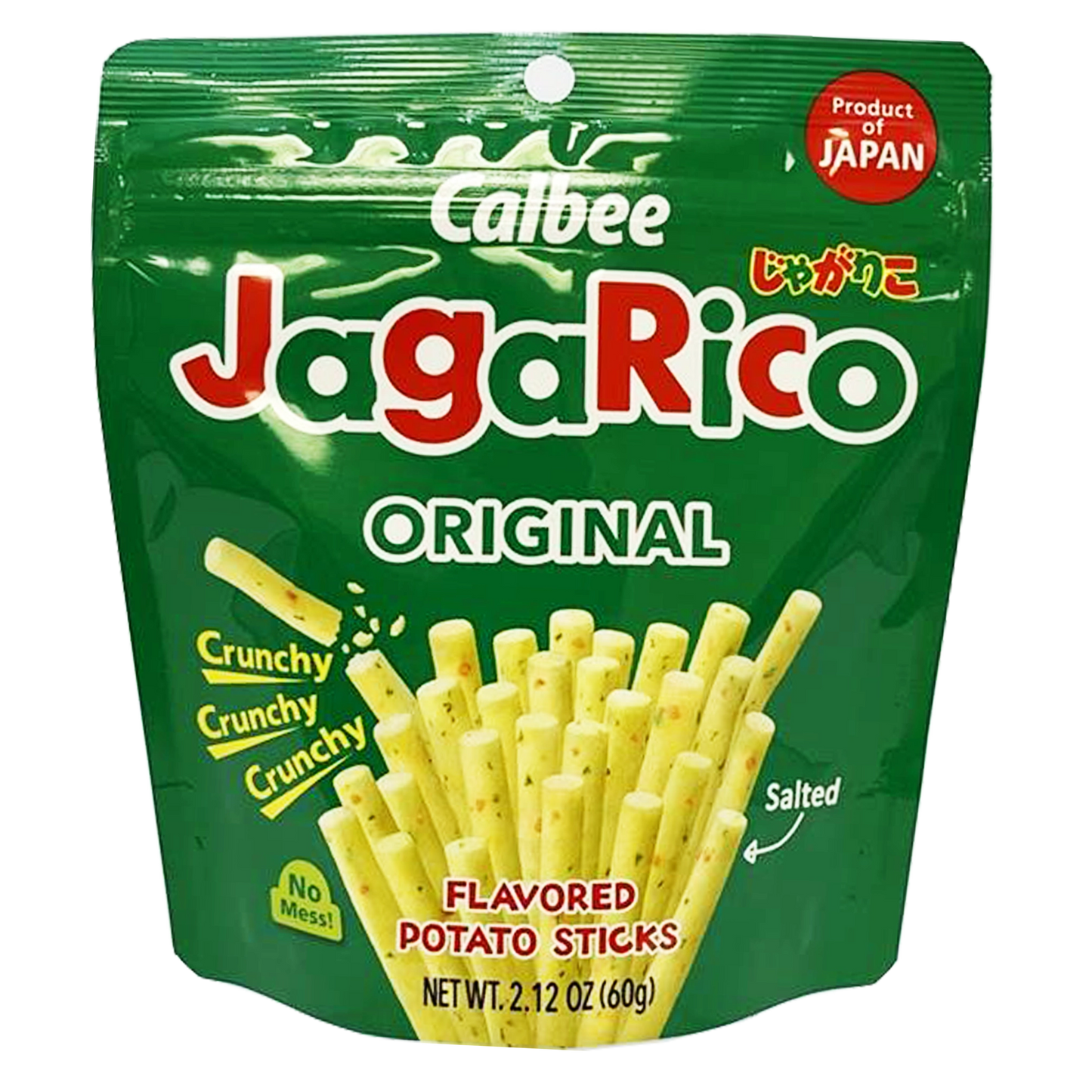 Calbee Jagarico Flavored Potato Snack, Original 2.12 oz