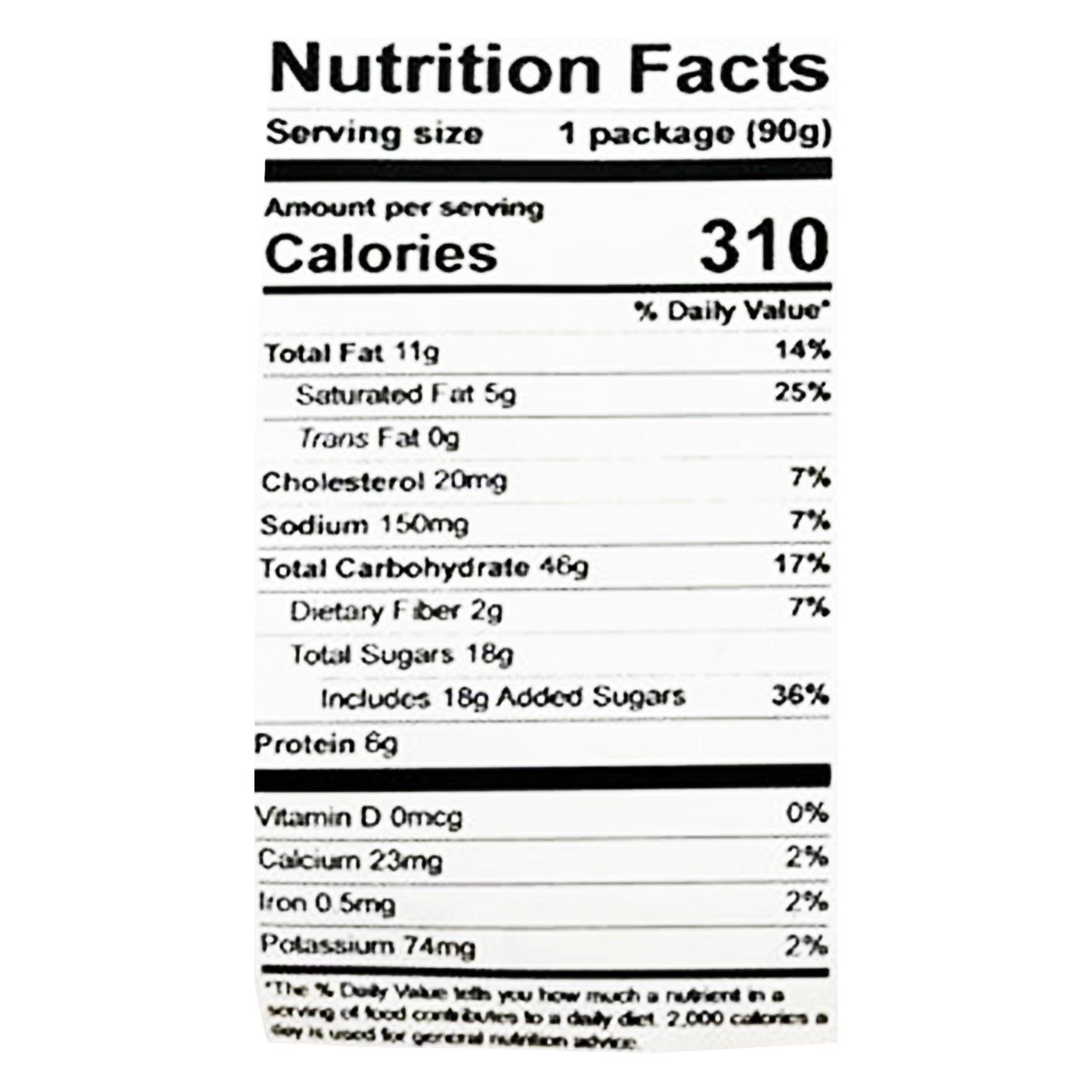 Como's Bakery White Peach Paste Bun 3.17 oz