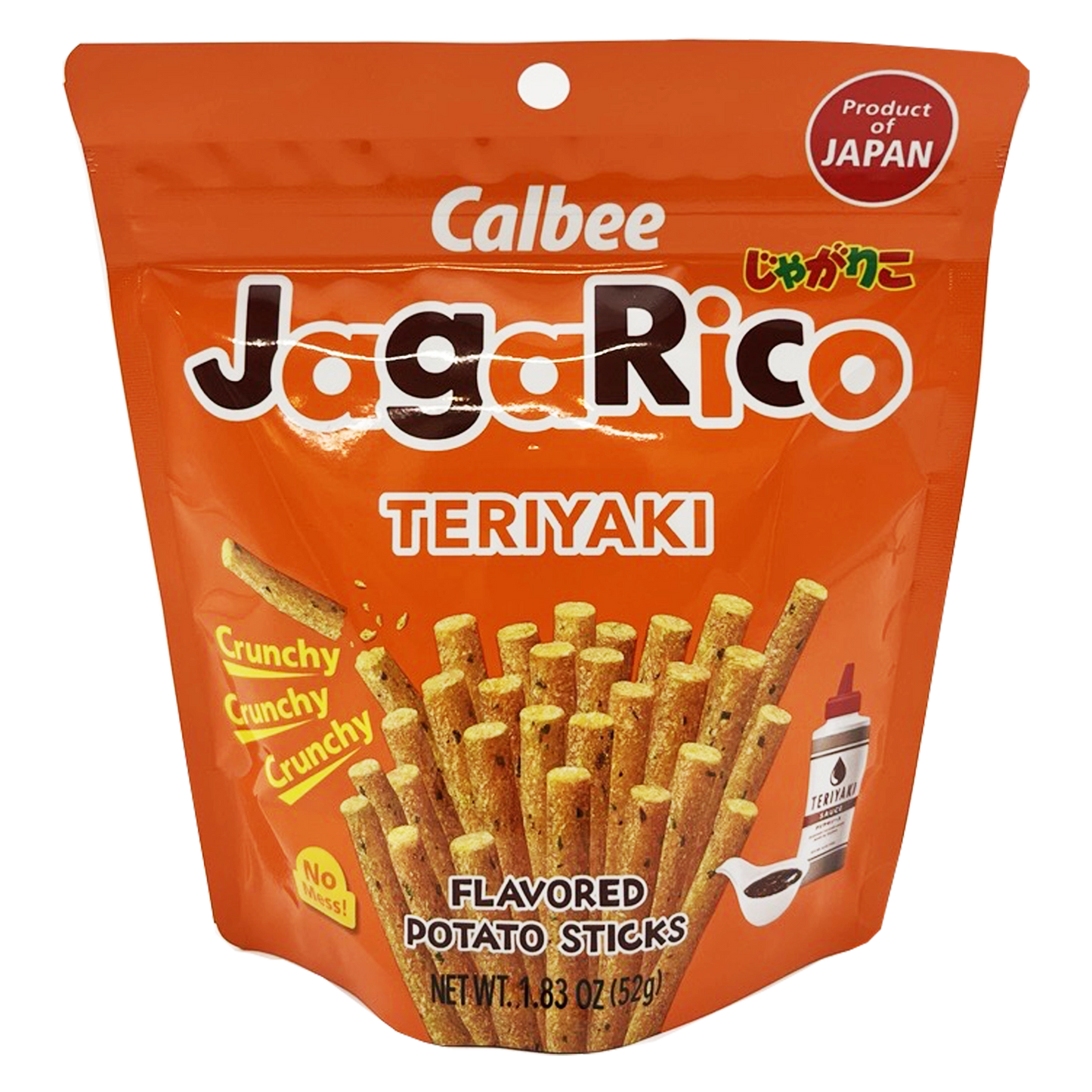 Calbee Jagarico Flavored Potato Snack, Teriyaki Flavor 1.83 oz