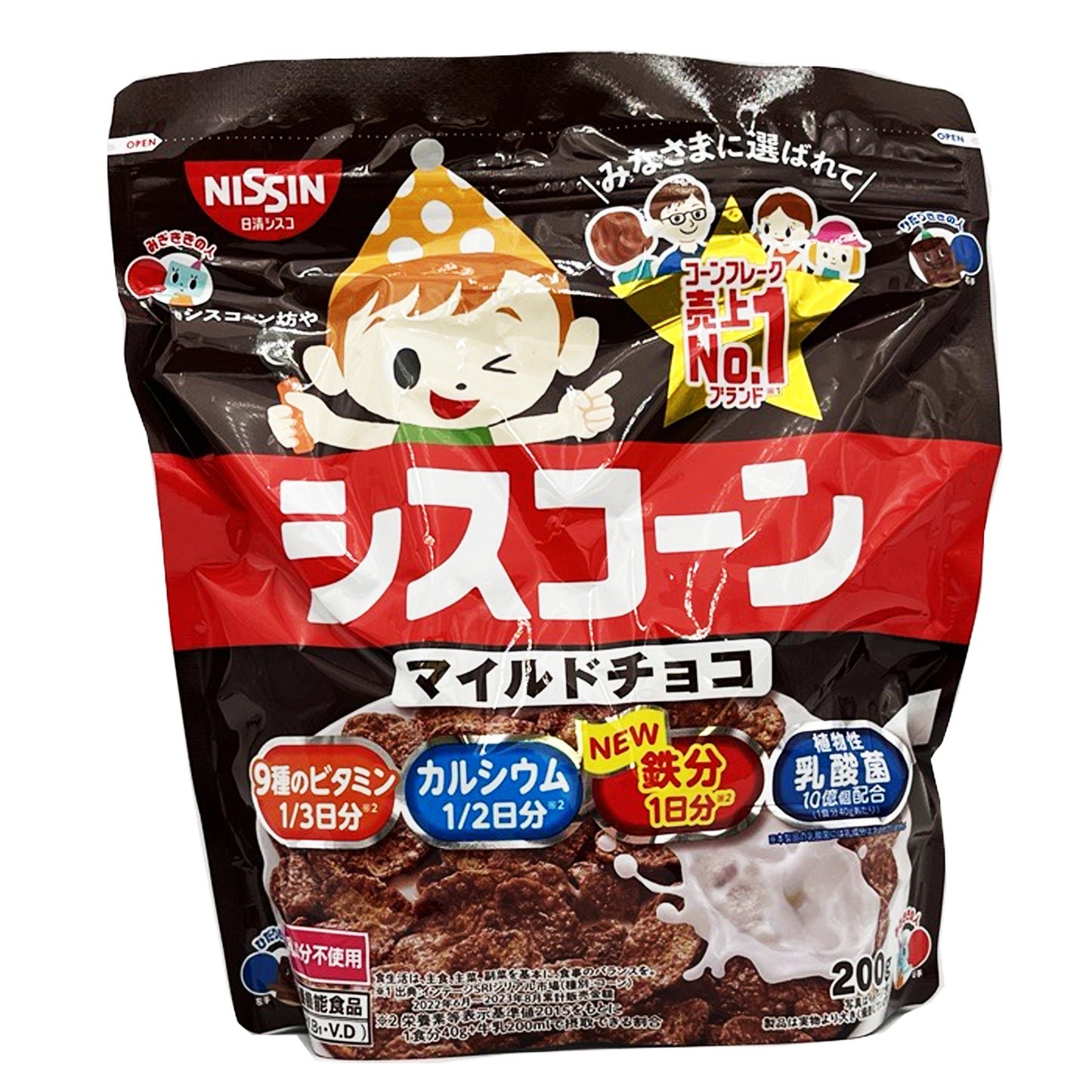 Nissin Choco Baked Corn Flakes 7.05 oz.