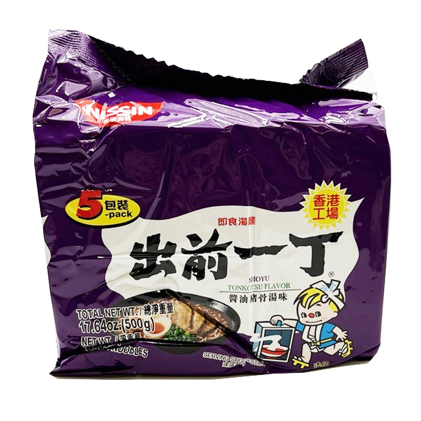 Nissin Damae Ramen Shoyu Tonkotsu Flavor 5 Packs