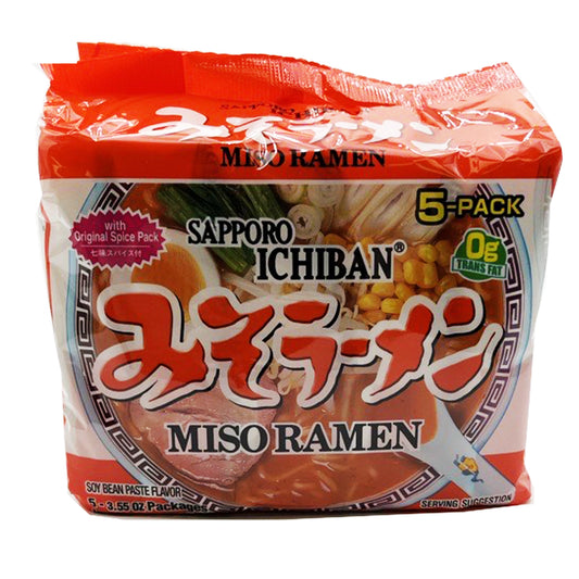 Sapporo Ichiban Miso Ramen 5 Packs