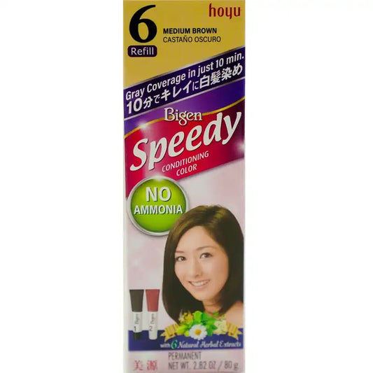 Bigen Speedy Hair Color 6 Refills 2.8 oz