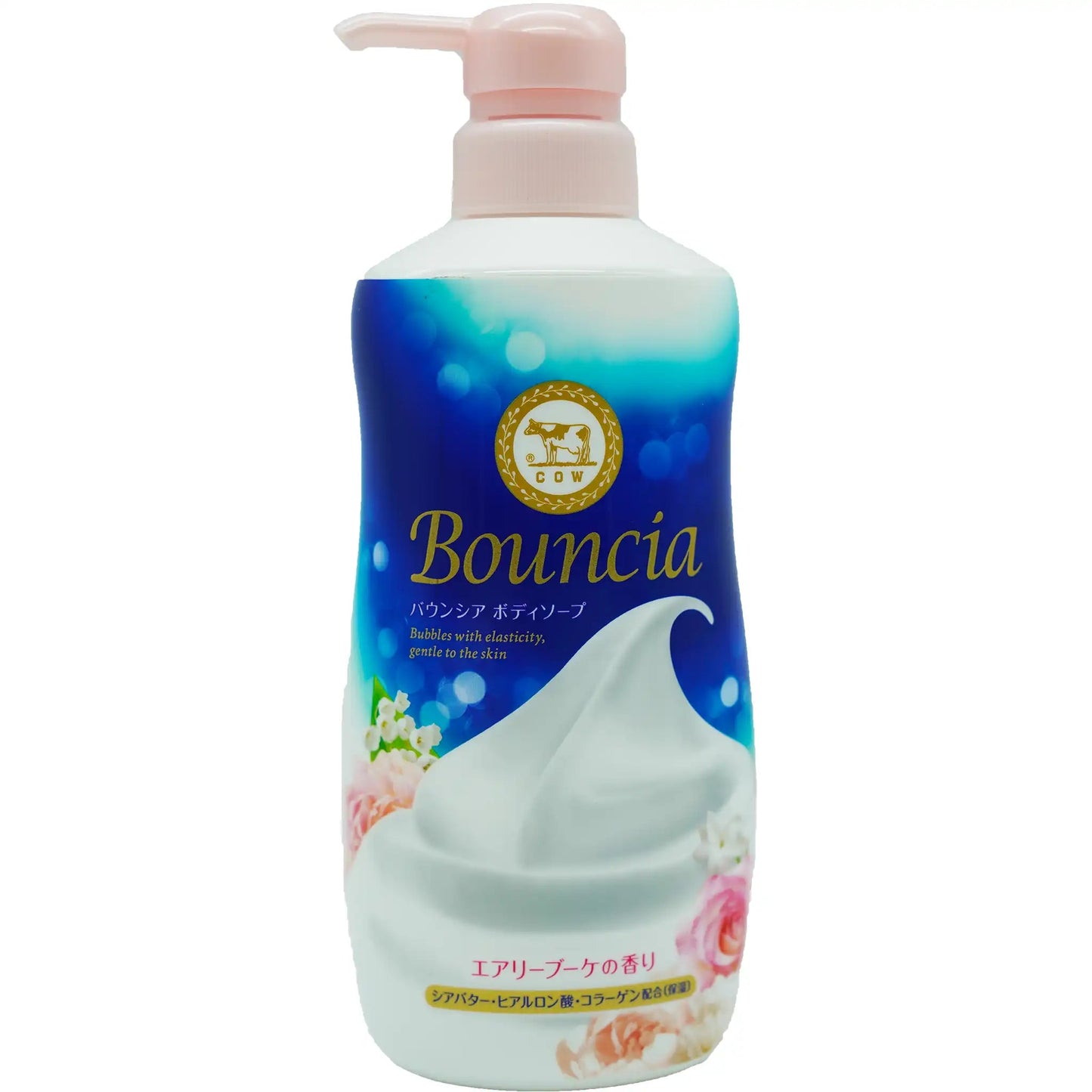 Bouncia Body Soap Airy Bouquet Pump 480 ml