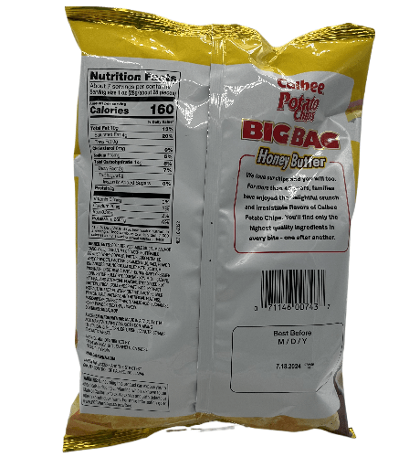 Calbee Potato Chips Honey Butter 7.05 oz