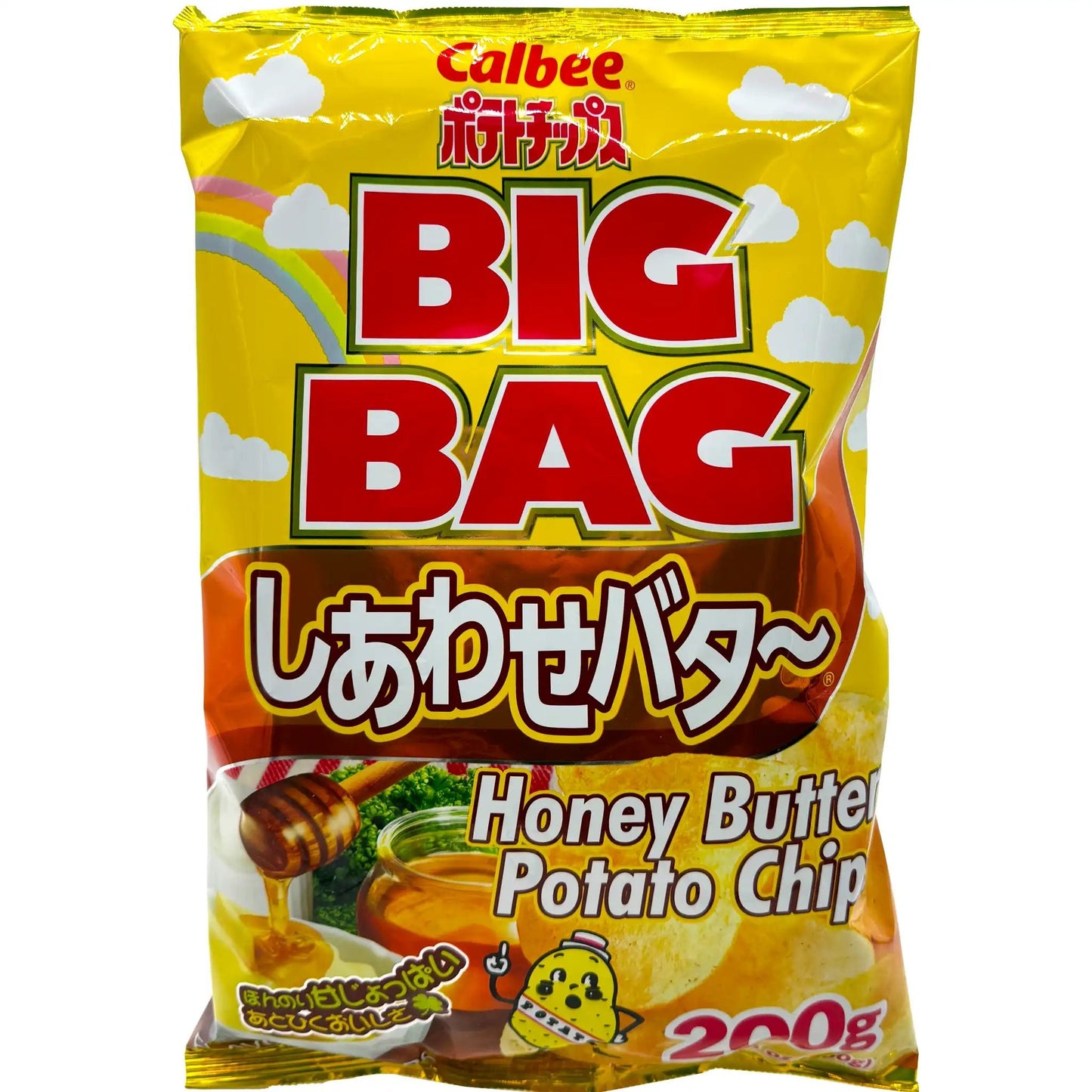 Calbee Potato Chips Honey Butter 7.05 oz