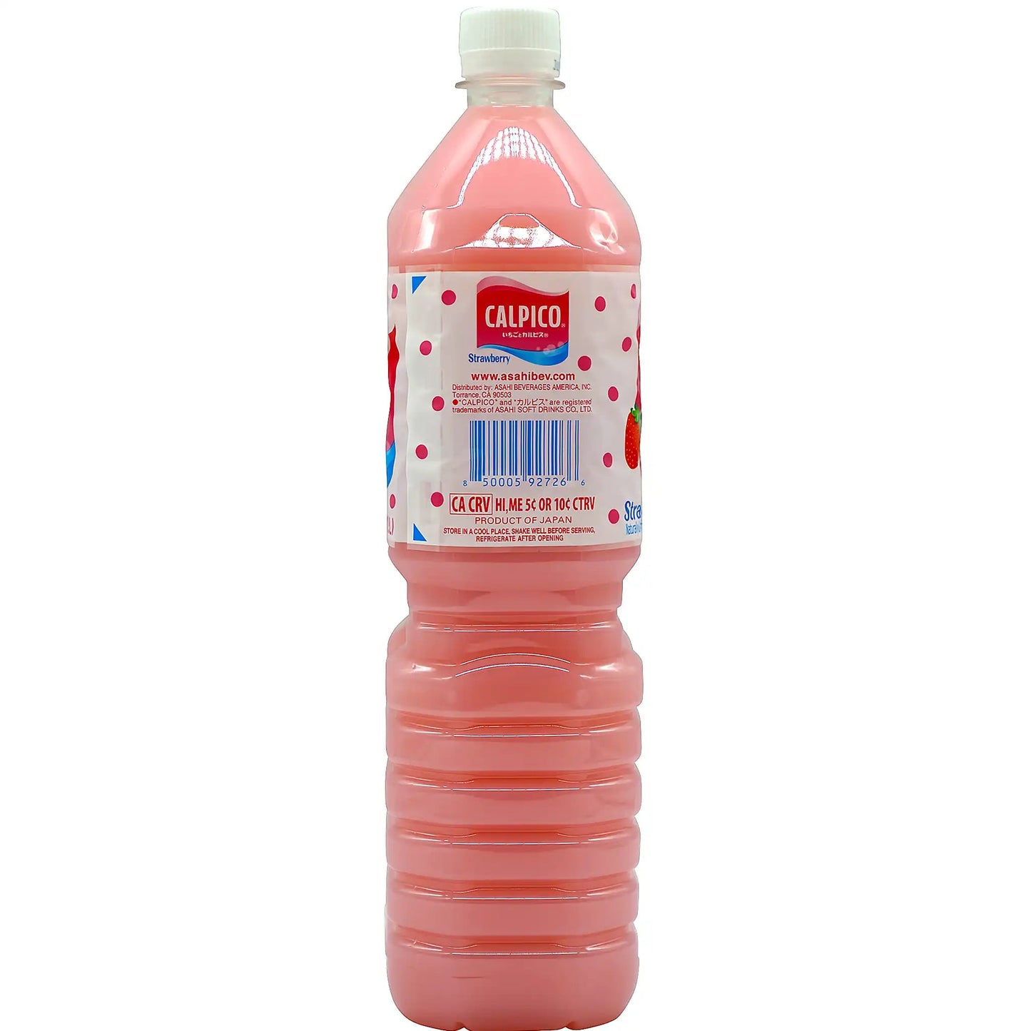 Calpico Non-Carbonated Soft Drink, Strawberry Flavor 1.5 L