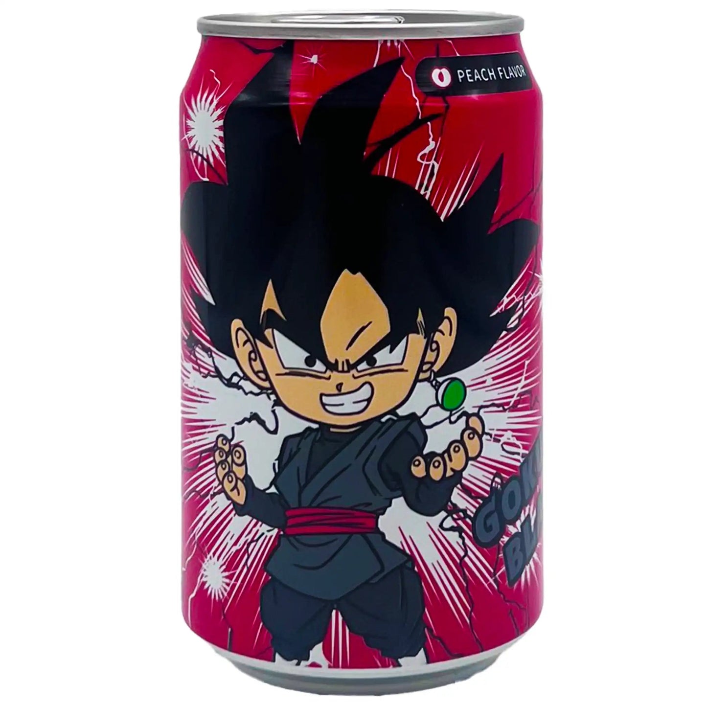 Dragonball Drink Oceanbomb Goku Black, Peach Flavor 11.1 oz