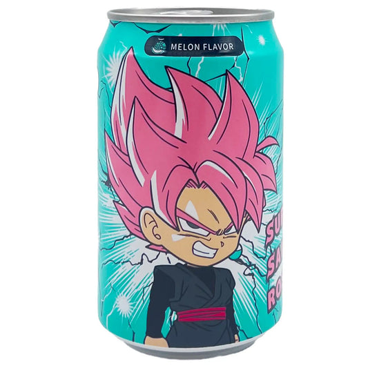 Dragonball Drink Oceanbomb Super Saiyan Rose, Melon Flavor 11.1 oz