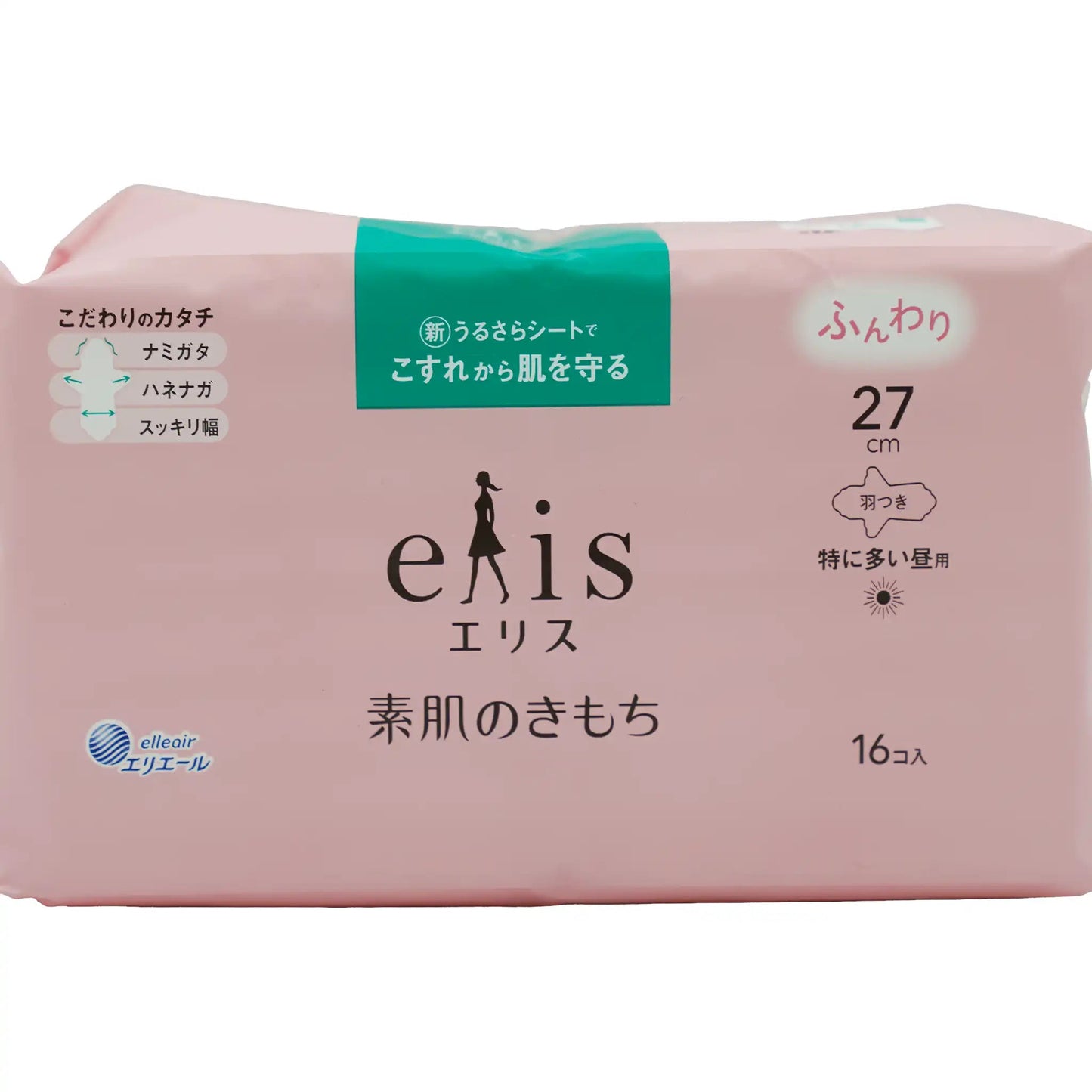 Elis Sanitary Napkin Very Heavy Daytime with Wing 16 Pack 5.7 oz