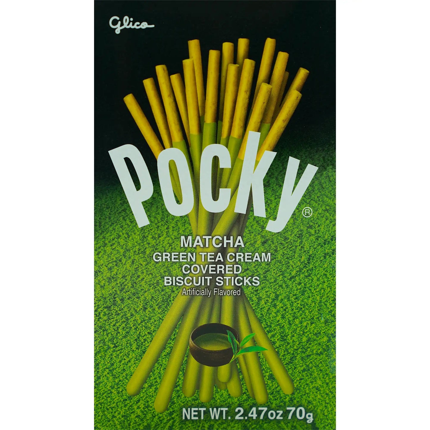 Glico Pocky Matcha Green Tea 2.47 oz - Tokyo Central - Crackers&Cookies - Glico -