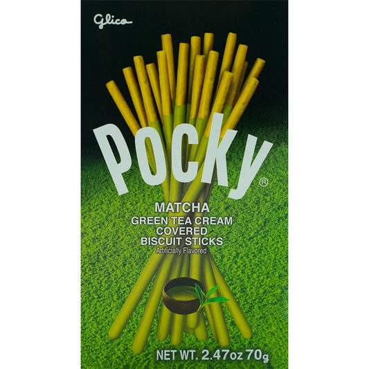 Glico Pocky Matcha Green Tea 2.47 oz - Tokyo Central - Crackers&Cookies - Glico -
