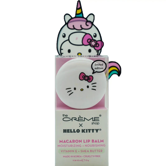 Hello Kitty Macaron Lip Balm Sweet Sprinkles Vitamin E Sheabutter 0.26 oz - Tokyo Central - Lip - Creme -