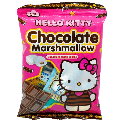 Hello Kitty Marshmallow, Chocolate 1.3 oz - Tokyo Central - Candy - Eiwa -