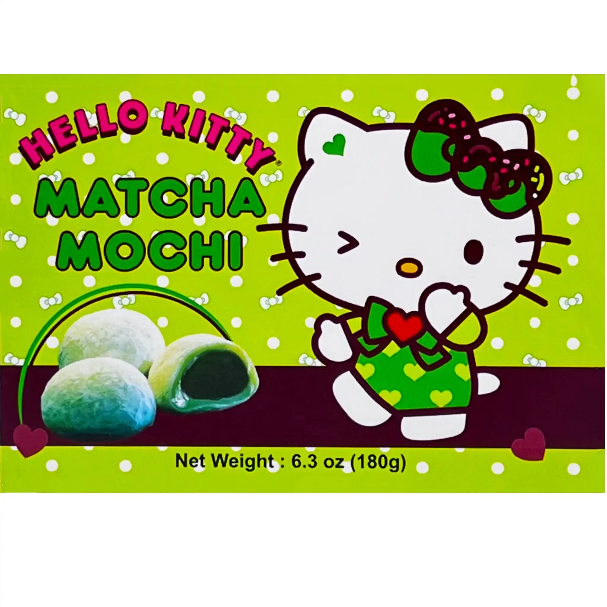 Hello Kitty Matcha Mochi 6.3 oz - Tokyo Central - Mochi - Unknown -